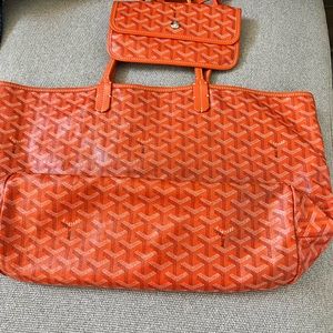 Goyard bag and wallet